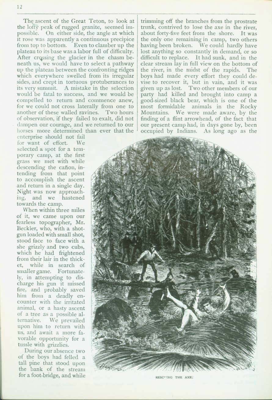 THE ASCENT OF MOUNT HAYDEN, GRAND TETON, 1872: a new chapter of Western Discovery. vist0066f